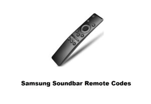 Samsung soundbar remote codes list